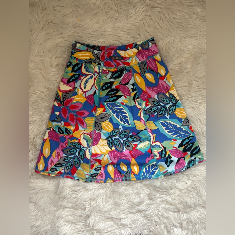 Bandi freestyle length Tropicana tennis golf skirt with pockets athletic preppy - Picture 7 of 8